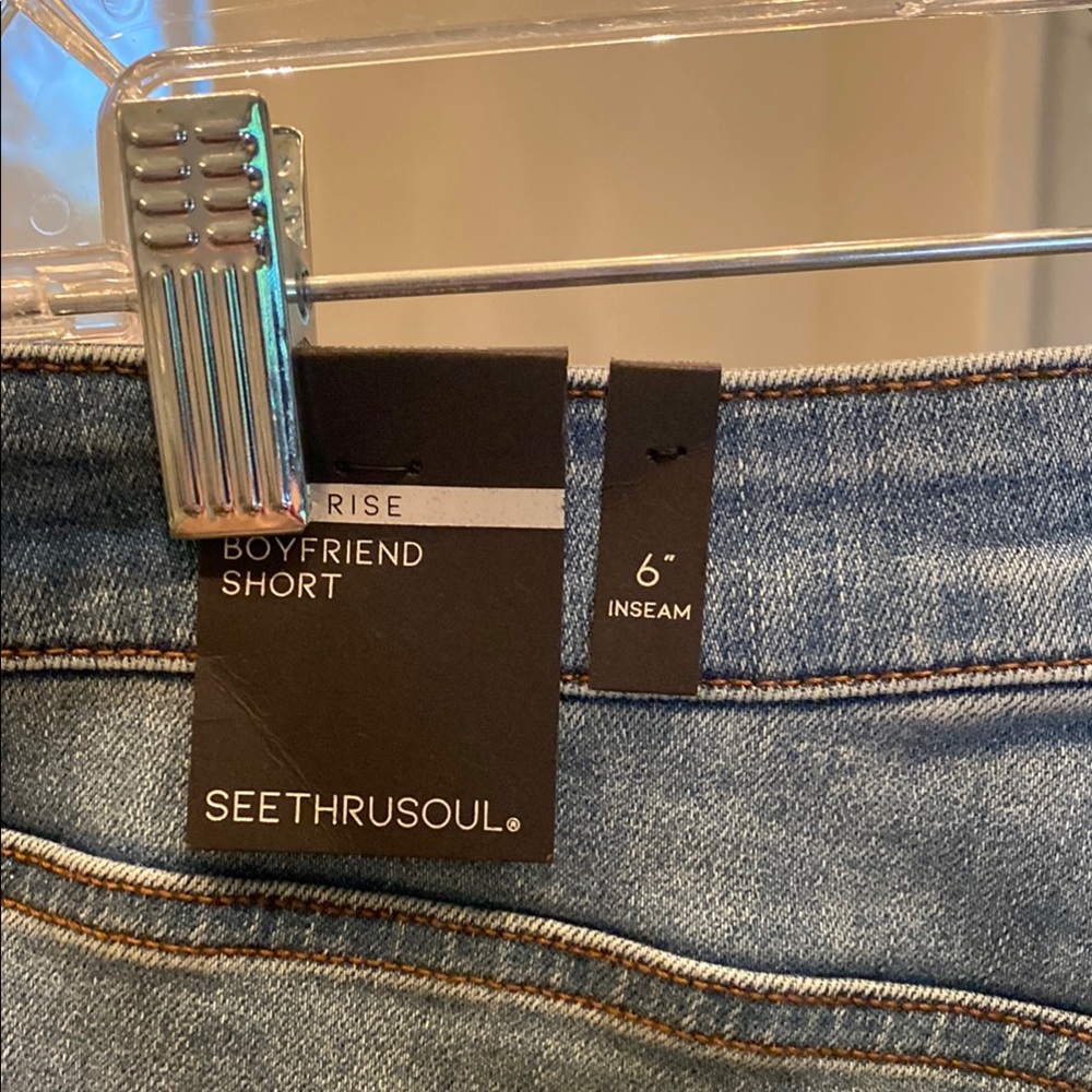 Denim Blue Women's Shorts - Picture 3 of 5